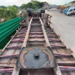 Steel Flatbed Semi Trailer Three Axle Sixty Ton Cargo Transport Trailer Platform Truck Semi Trailer