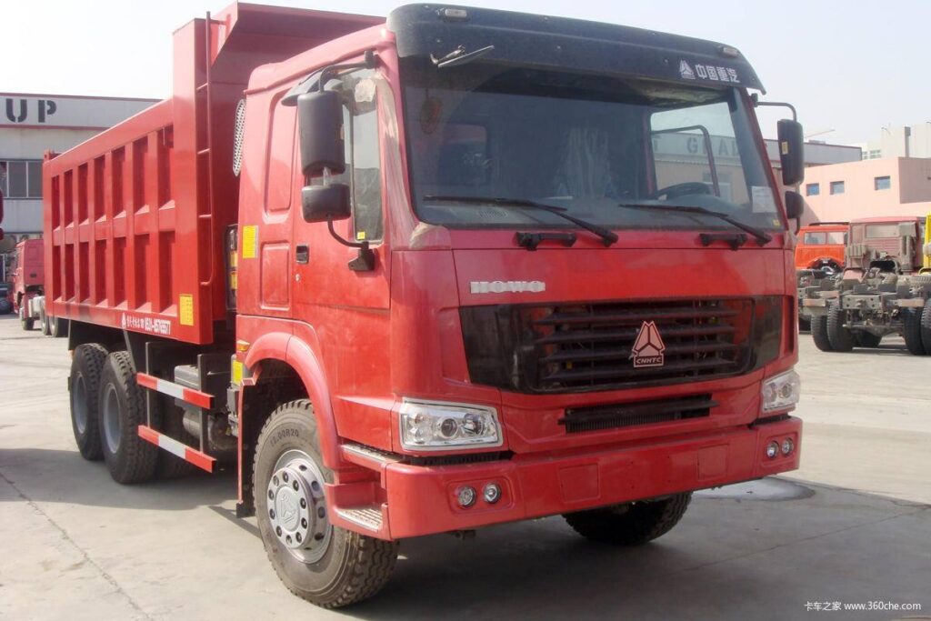 Used Sinotruk Howo 375HP 6×4 Dump Truck Tipper Truck Weichai Engine Left Hand Drive Used Heavy Duty Mining Dumper Truck