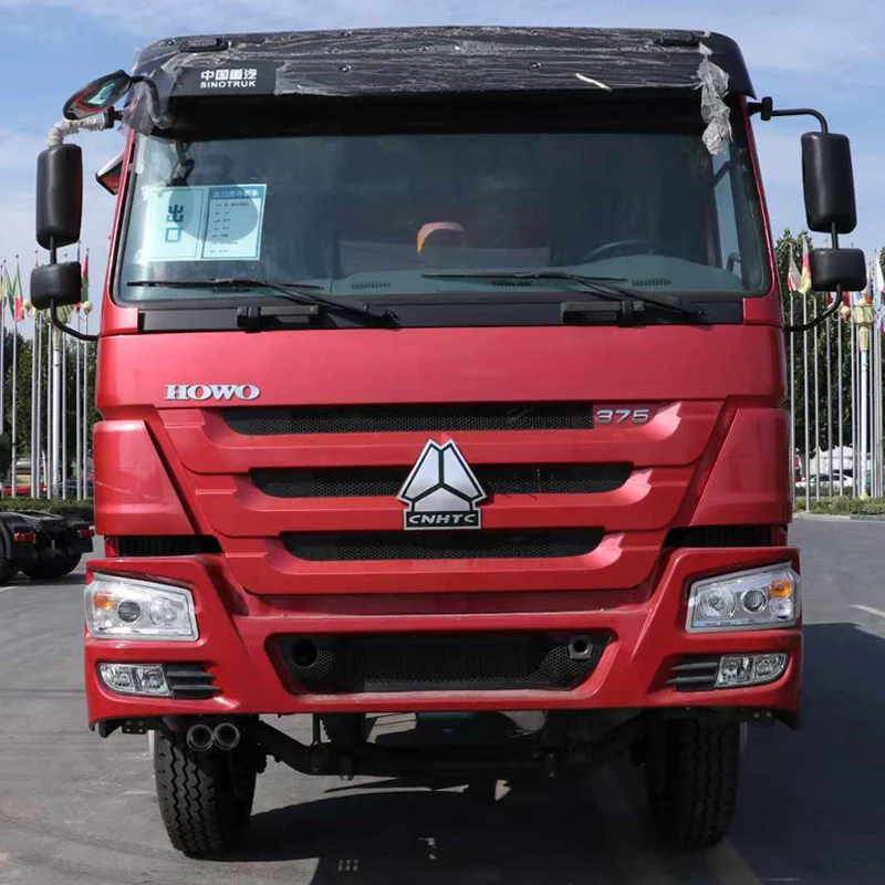 Used Sinotruk Howo 375HP 6×4 Tractor Truck, Second Hand Heavy Duty Truck Head For Container Haulage