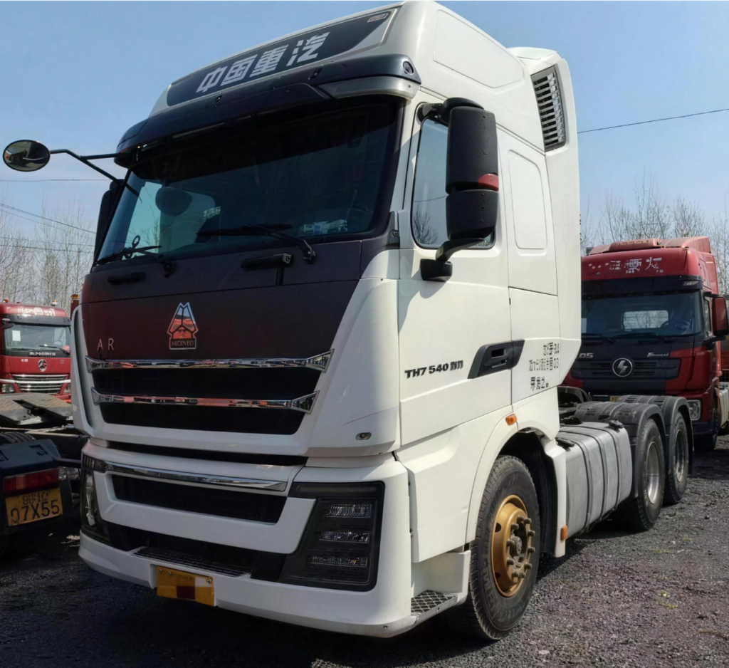 Used SINOTRUK HOWO TH7 6X4 Tractor Head 540HP AMT Automatic with Hydraulic Retarder Euro 5 Truck 2022 Year