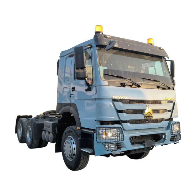 Commercial Tractor Truck for Howo 371 375 380 420HP 6×4 10 Wheels Tractor Head Second Hand for Heavy Duty Industrial Use
