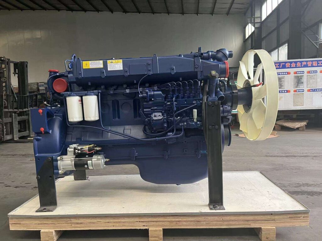 Second Hand Weichai WP10 Diesel Engine Original Assembly For HOWO Mining Tipper Dump Truck