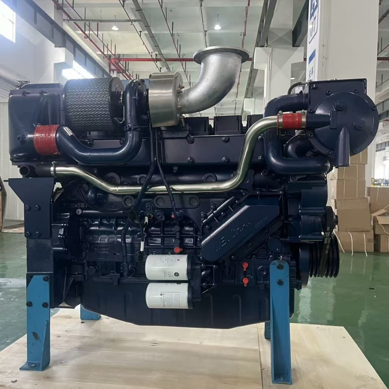 Used Weichai WP13 550 Diesel Engine Original Second Hand Complete Engine For Sinotruk HOWO Mining Dump Truck