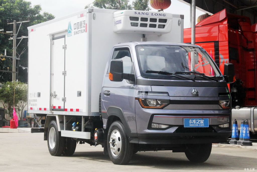 Sinotruk Howo Zhixiang Mini Light Box Small Truck Euro5 Last Mile Community Express Delivery Micro Cargo Vehicle