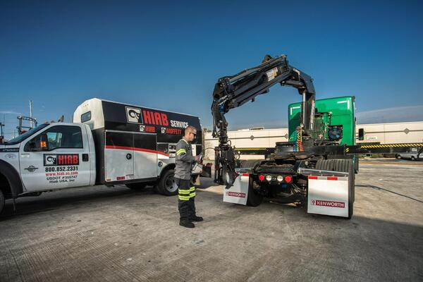 Comparison of standard highway semi-truck without PTO and specialized PTO-equipped commercial truck