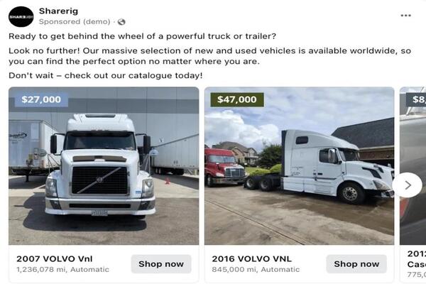 The best place to post a truck depends on the truck type, buyer audience, and selling strategy. Seller posting a commercial truck advertisement across Facebook Marketplace and truck sales groups using a laptop and smartphone