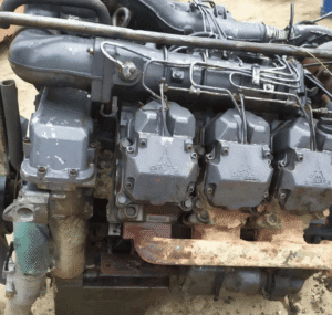 Second Hand 6-Cylinder 4-Stroke Diesel Engine – Deutz BF6M1015C Iron Assembly for Repair