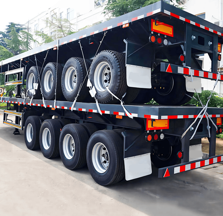 For Multi Purpose Second Hand Flatbed for Semi Trailer with Twist Locks for Container Machinery and Bulk Freight Transit