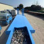For Heavy Duty Lowboy Semi Trailer Three Axles With Ramps Used Lowbed Trailer for Excavator Loader Transport