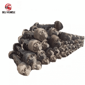 Second Hand 14 Ton Iron Axle Assembly – Replacement Parts for Fuwa Style Trailers