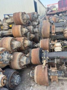 Second Hand 13/16 Ton Truck Axle – Durable Iron Housing Compatible with Fuwa & BPW Trailers