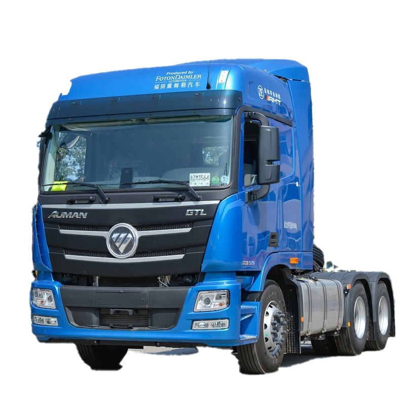 Reinforced Chassis Foton Auman GTL 6X4 Tractor Truck High Ground Clearance For Mining & Rough Road Transport