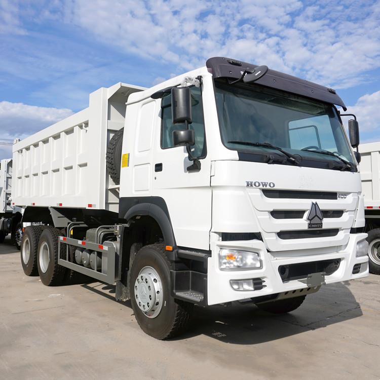 Refurbished HOWO 400HP 6X4 Dump Truck WD615 Diesel Engine 25-30 Ton Payload Construction Tipper Truck