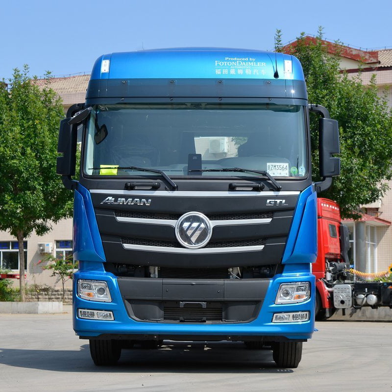 High Safety Foton Auman GTL Used Tractor Head ABS+ASR Braking System LED Light Heavy Duty Truck For Export
