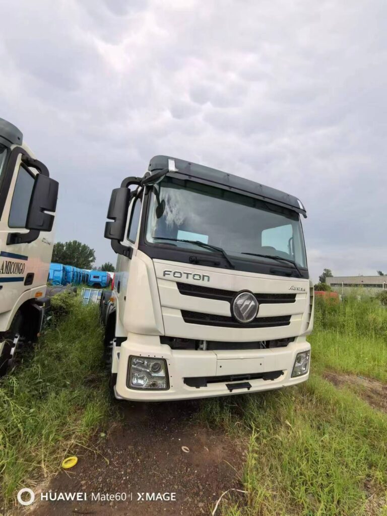 Low Mileage Foton Auman GTL 6X4 Tractor Truck Cummins ISG Engine 460HP Used Heavy Truck Tractor For Sale