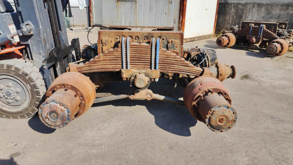 North Benz Boggies Rear Axle Assembly – Durable Drum Brake System Compatible with Benz Trucks