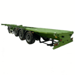Good Condition for Skeleton Semi Trailer with Mechanical Air Suspension Options for 20 40 Feet Container Transportation