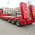 Strictly Tested for 13m Gooseneck Semi Trailer High Payload Container Platform Chassis in Good Condition One Piece MOQ