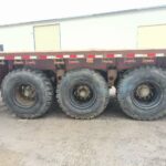 For Used Semi-trailer Hundred-ton king Strong Single Tire Load-bearing Capacity Factory Price