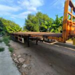 Semi Trailer 40 Feet Flat Bed Truck Trailer Heavy Duty for Container Transport With Reinforced Chassis