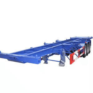 Good Condition for Skeleton Semi Trailer with Mechanical Air Suspension Options for 20 40 Feet Container Transportation