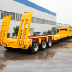 Strictly Tested for 13m Gooseneck Semi Trailer High Payload Container Platform Chassis in Good Condition One Piece MOQ
