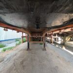Semi Trailer 40 Feet Flat Bed Truck Trailer Heavy Duty for Container Transport With Reinforced Chassis