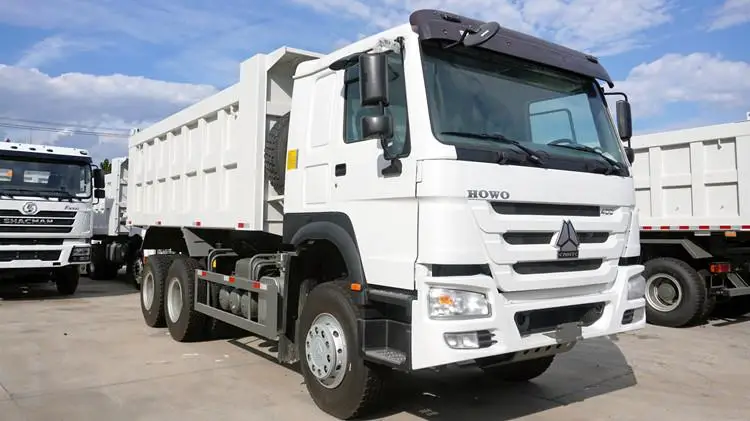 Sturdy Used HOWO 400 HP 6×4 Dump Truck Wear-resistant Cargo Box Gravel Mud Transport Heavy Truck