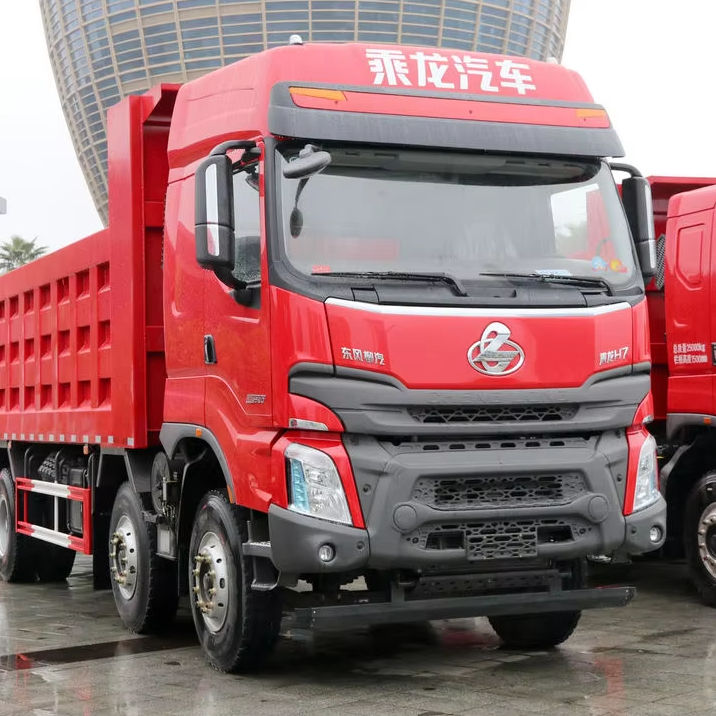 Used for Dongfeng Liuqi Chenglong H7 520HP 8×4 Tipper Truck 8.6m Cargo Box Heavy Duty Dump Truck for Mining Construction